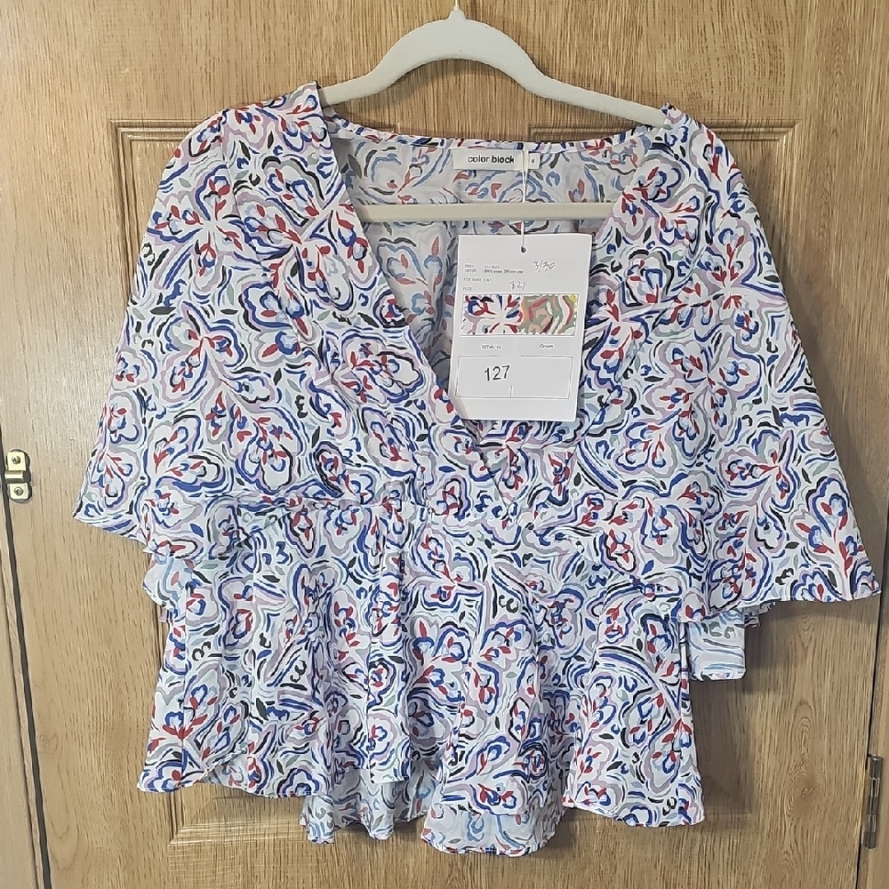 River Island Multicolor Floral Blouse